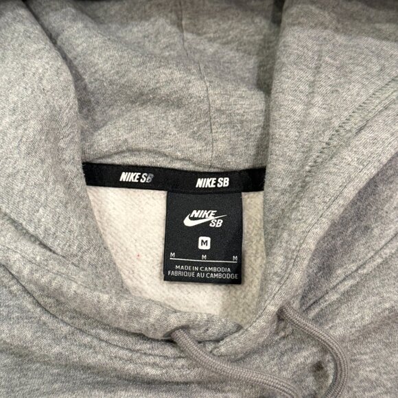 Nike SB Hoodie Gray Women’s Size Medium Streetwear Pullover - Picture 2 of 10